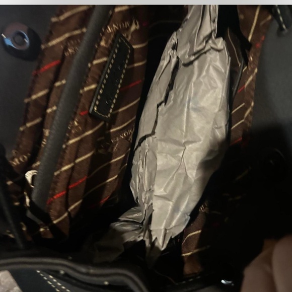 Black leather backpack - Picture 4 of 5